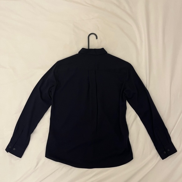 Uniqlo Rayon Long Sleeve Blouse - Picture 4 of 5